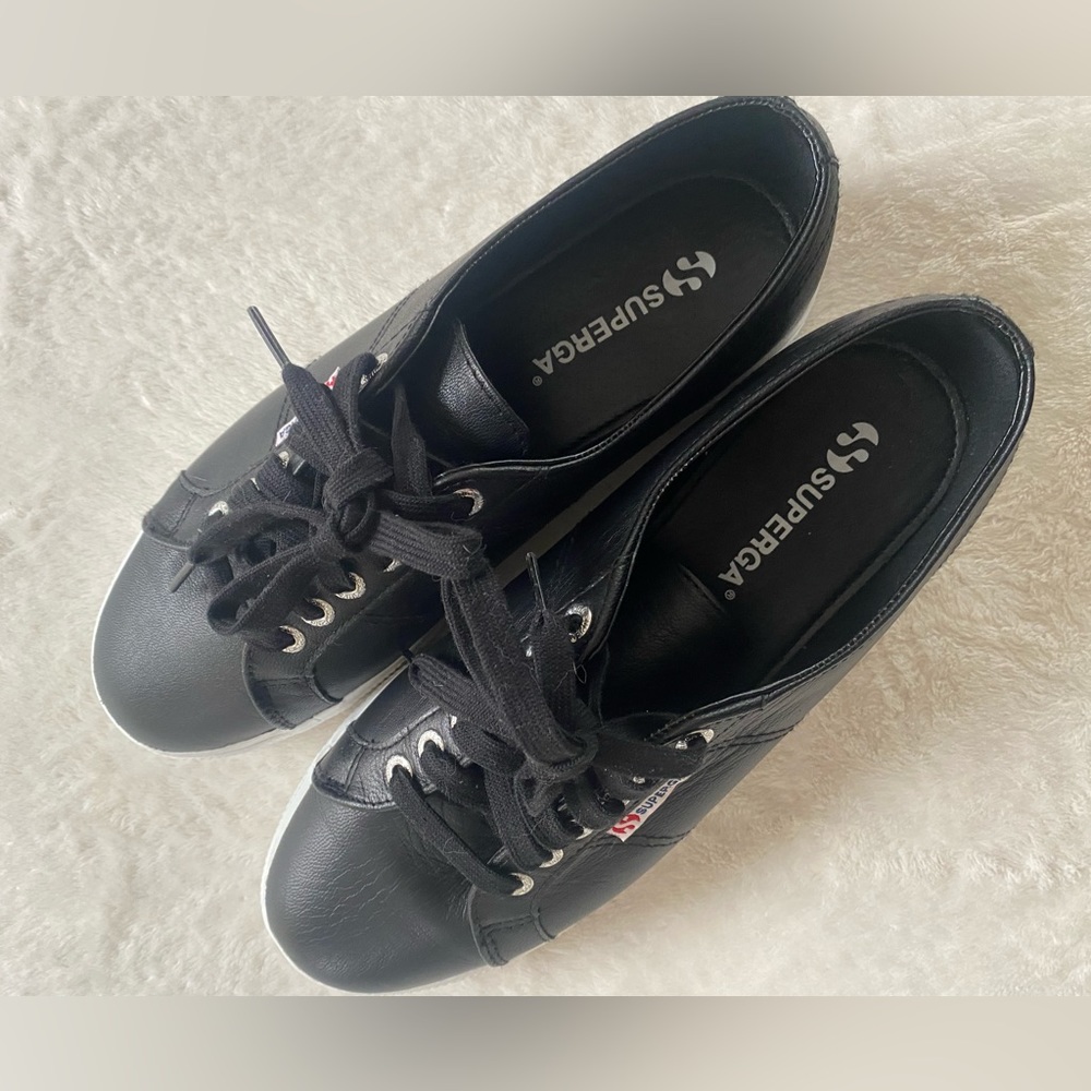 Superga Shoes Size 10W Color Black - Picture 3 of 9